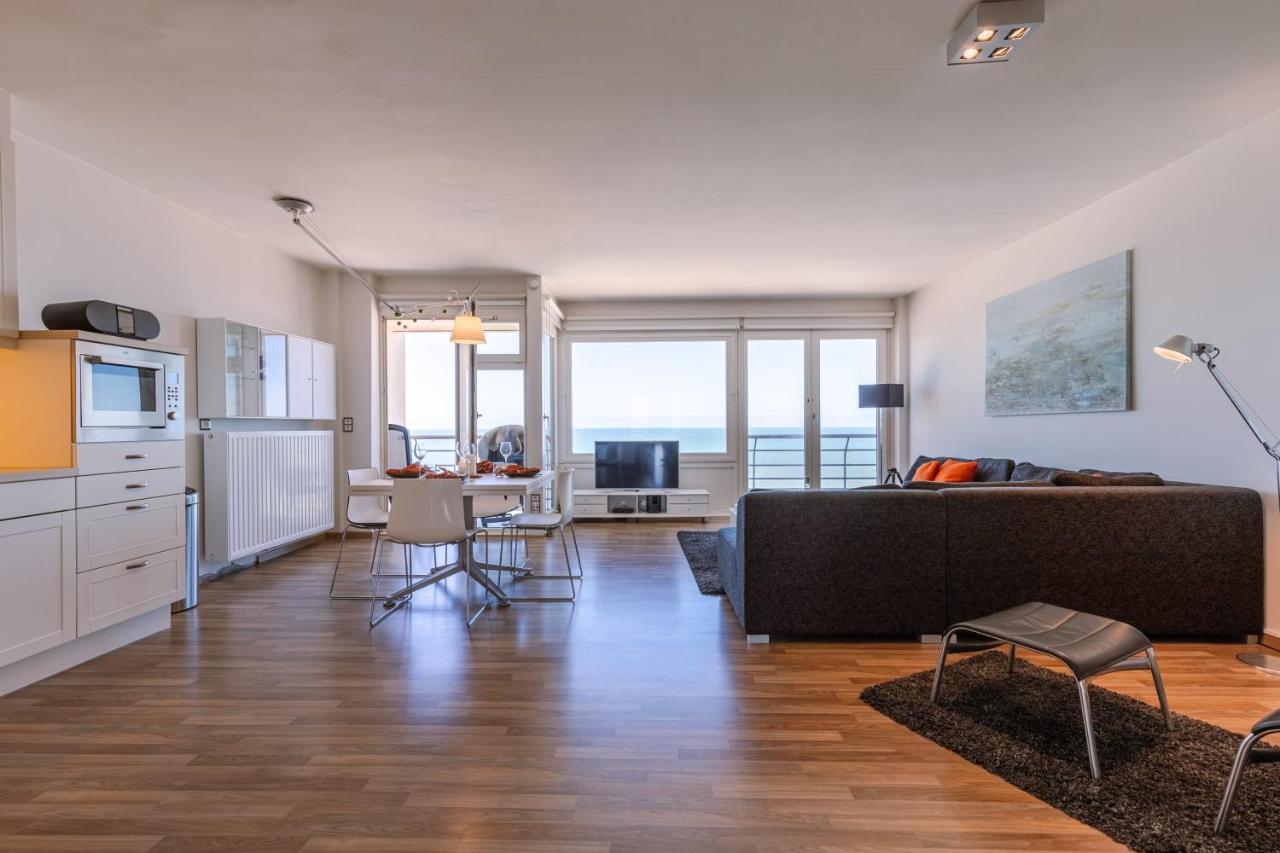 Excellent Southern Furnished Apartment With Beautiful Sea View Nieuwpoort Eksteriør bilde
