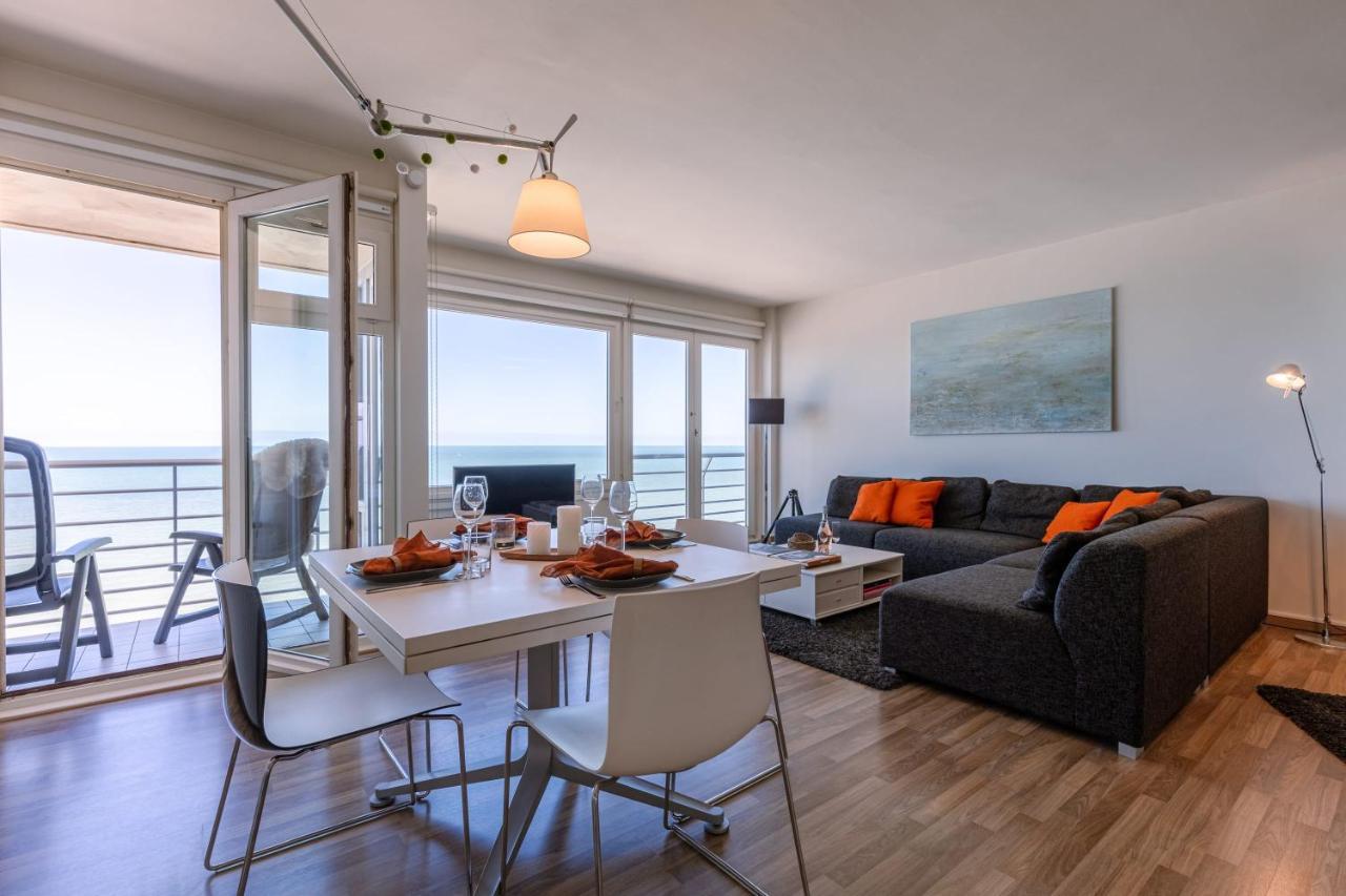 Excellent Southern Furnished Apartment With Beautiful Sea View Nieuwpoort Eksteriør bilde